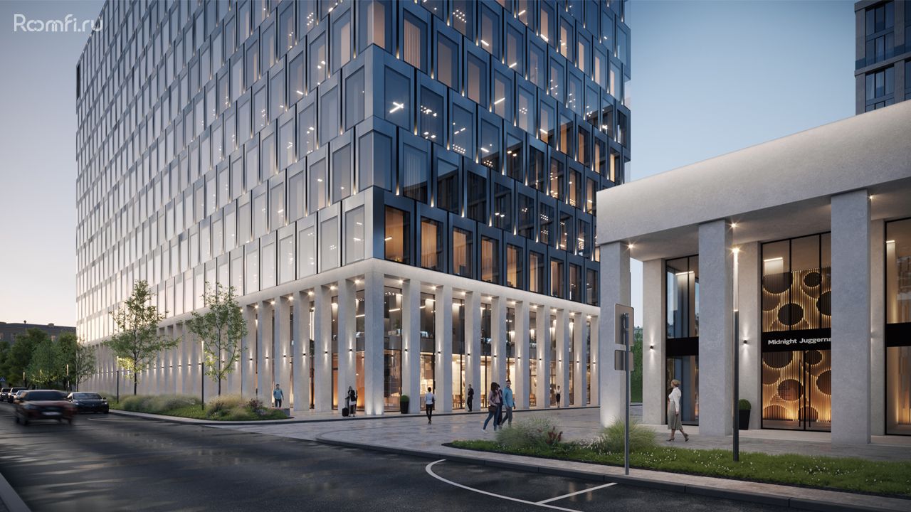 Панорамные витражи первых этажей являются мощнейшим рекламным носителем