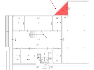 Продажа торгового помещения 13.7 м²