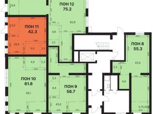 Продажа помещения свободного назначения 42.3 м²