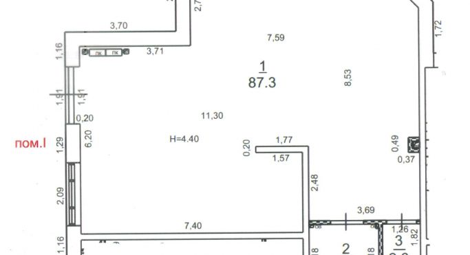 Аренда помещения свободного назначения 94.9 м², Северная улица - фото 4