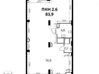Продажа помещения свободного назначения 83.9 м²