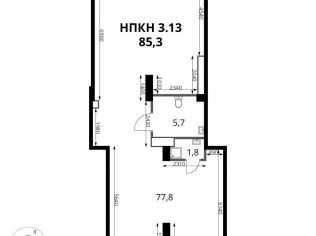 Продажа помещения свободного назначения 85.3 м²