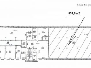 Аренда склада 531.8 м²