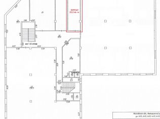 Аренда торгового помещения 25 м²