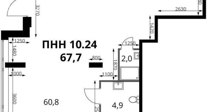 Продажа помещения свободного назначения 67.7 м², Комсомольская улица - фото 1