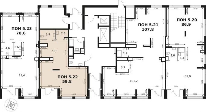 Продажа офиса 60 м² - фото 2