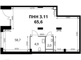 Продажа помещения свободного назначения 65.6 м²