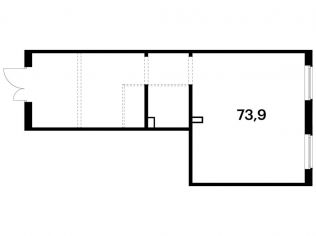 Продажа помещения свободного назначения 73.9 м²