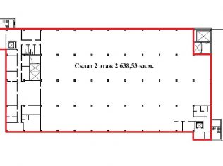 Аренда производственного помещения 2600 м²