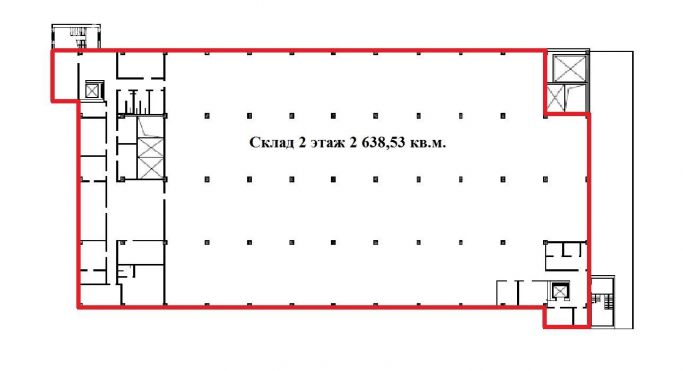 Аренда производственного помещения 2600 м², Хотовская улица - фото 1