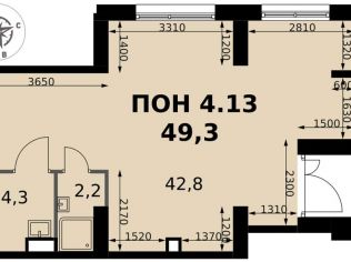 Продажа помещения свободного назначения 49.3 м²