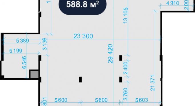 Аренда торгового помещения 588.8 м², Авангардная улица - фото 2