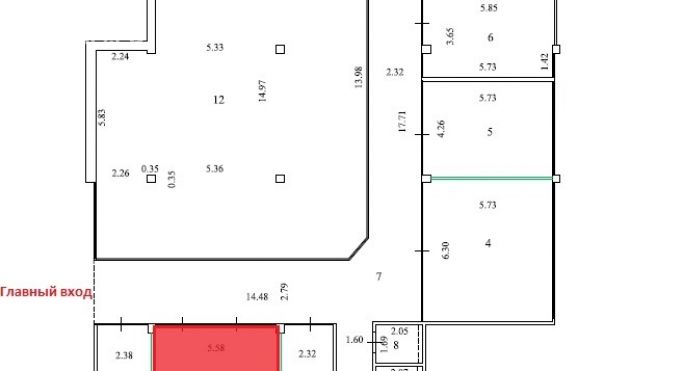 Аренда торгового помещения 32.4 м², Красногорский бульвар - фото 1