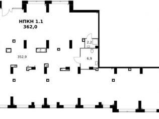Продажа помещения свободного назначения 362 м²
