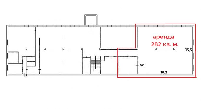 Аренда помещения свободного назначения 282 м², Дмитровское шоссе - фото 1