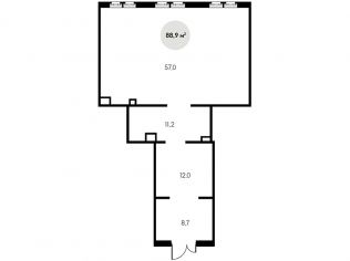 Продажа помещения свободного назначения 88.9 м²