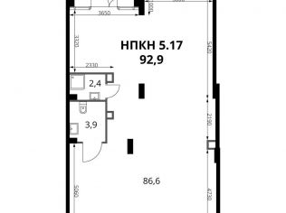 Продажа помещения свободного назначения 92.9 м²