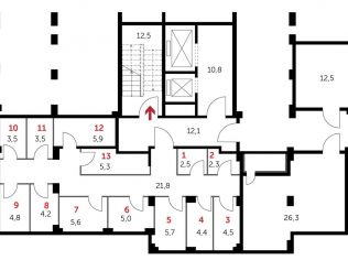 Продажа помещения свободного назначения 4.8 м²