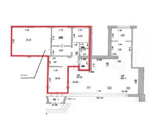 Аренда торгового помещения 53 м²