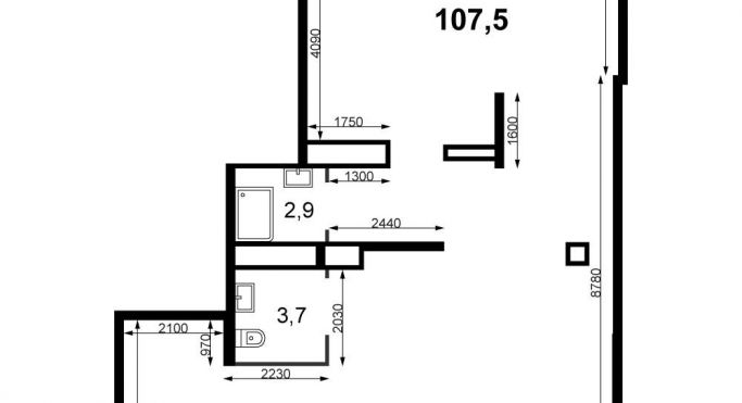 Продажа помещения свободного назначения 107.5 м² - фото 1