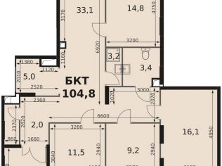 Продажа помещения свободного назначения 104.8 м²