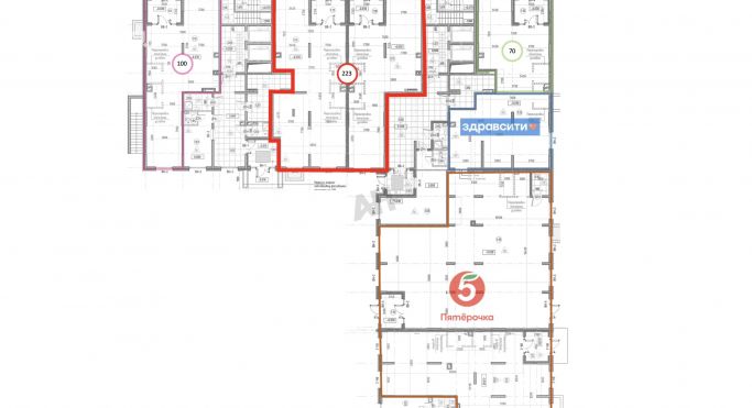 Аренда помещения свободного назначения 223 м², Центральная улица - фото 2