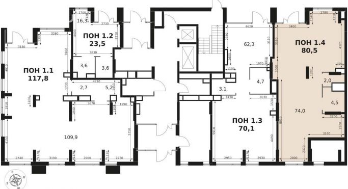 Продажа офиса 79.2 м² - фото 2