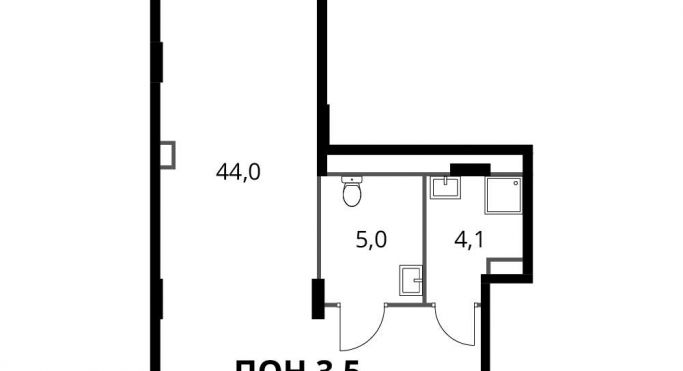 Продажа помещения свободного назначения 53.1 м², Комсомольская улица - фото 1