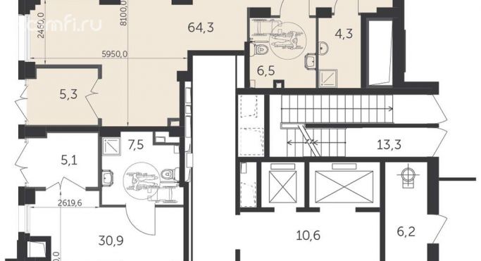 Продажа офиса 80.5 м², улица Полковника Романова - фото 2