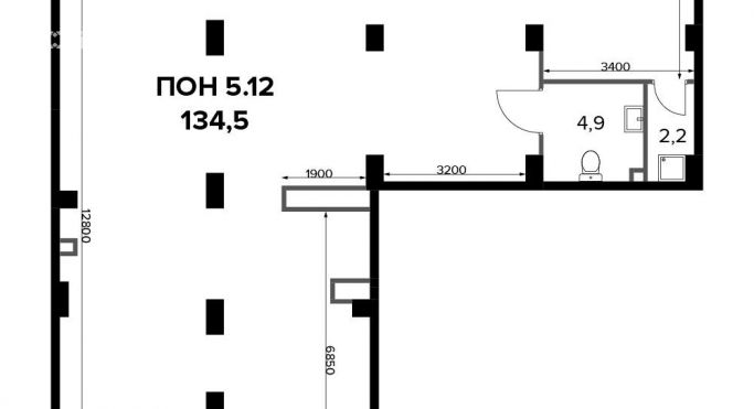 Продажа офиса 134.5 м², Парковая улица - фото 1