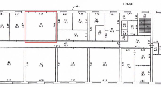 Аренда офиса 34.2 м², Складская улица - фото 1