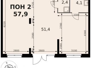 Продажа помещения свободного назначения 57.9 м²