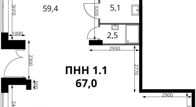 Продажа помещения свободного назначения 67 м², Комсомольская улица - фото 1
