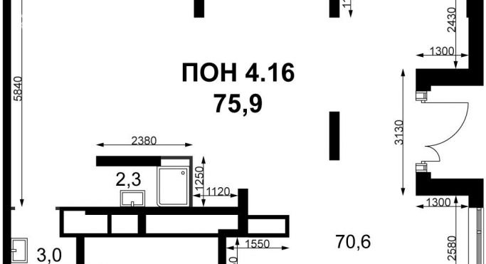 Продажа помещения свободного назначения 75.9 м² - фото 1