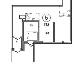 Аренда помещения свободного назначения 78.6 м²