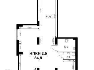 Продажа помещения свободного назначения 84.8 м²