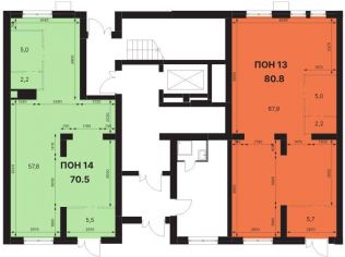 Продажа помещения свободного назначения 80.8 м²