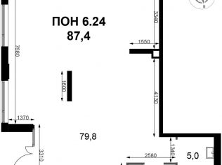 Продажа офиса 87.9 м²