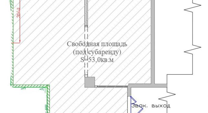 Аренда торгового помещения 53 м², Угрешская улица - фото 1