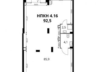 Продажа помещения свободного назначения 92.5 м²