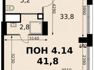 Продажа помещения свободного назначения 41.8 м²