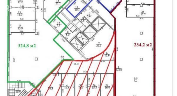 Аренда офиса 178 м², улица Панфилова - фото 2