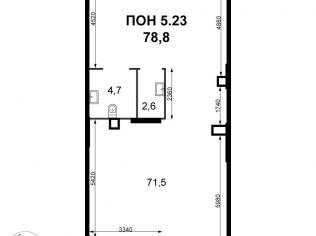 Продажа помещения свободного назначения 78.8 м²