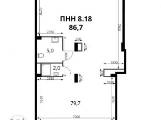 Продажа помещения свободного назначения 86.7 м²
