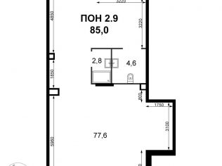 Продажа помещения свободного назначения 85 м²