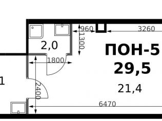 Продажа помещения свободного назначения 29.5 м²