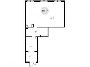Продажа помещения свободного назначения 89.6 м²