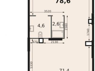 Продажа офиса 78.8 м²