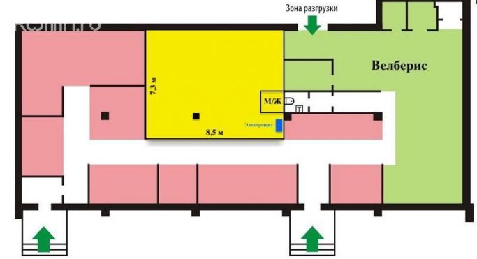 Аренда торгового помещения 62 м², улица Бирюкова - фото 3