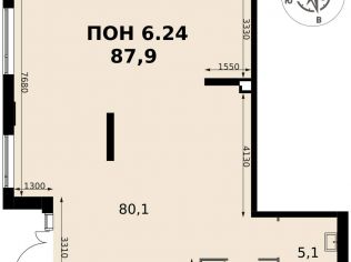 Продажа помещения свободного назначения 87.9 м²